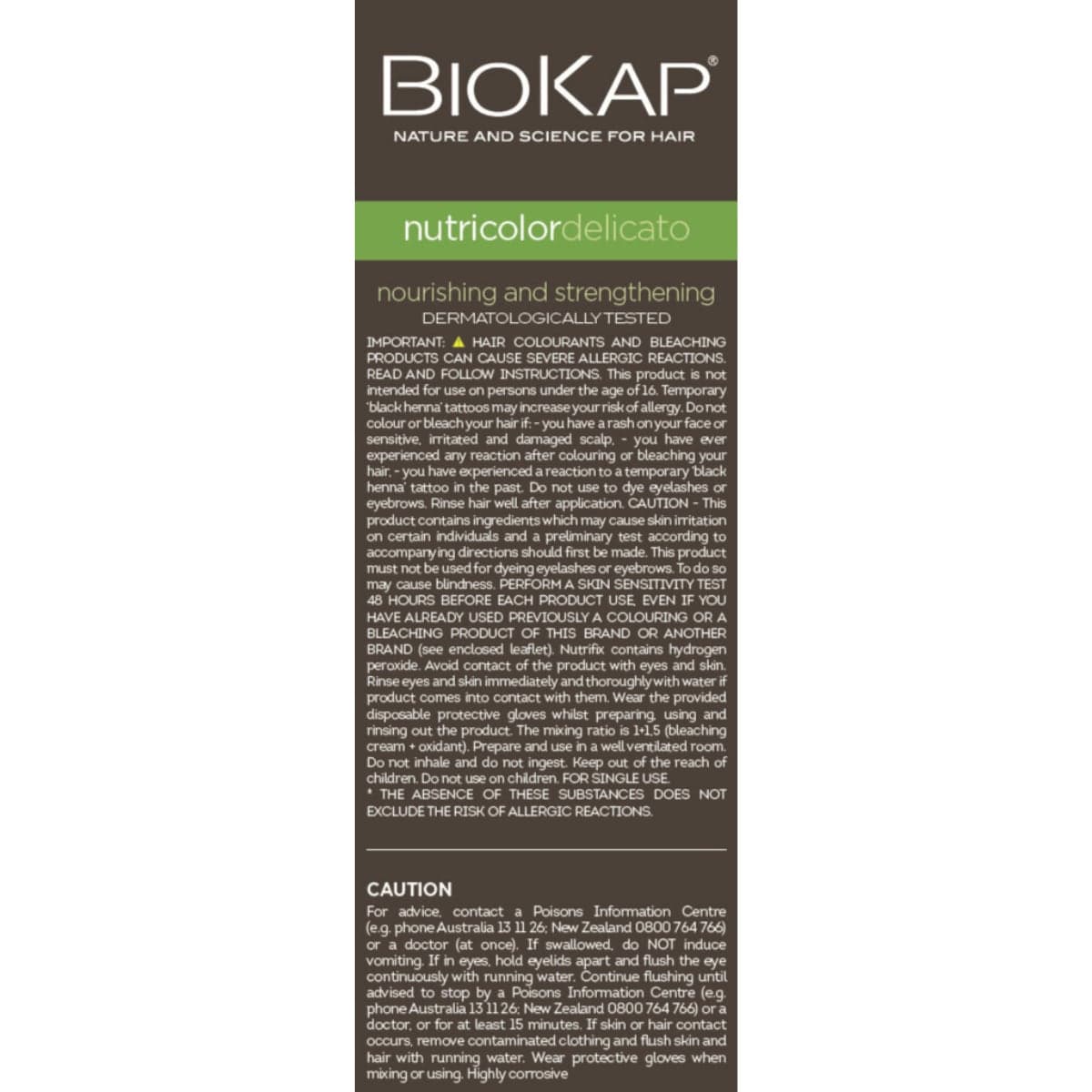 Thumbnail Biokap Nutricolor Delicato 5.05 Chestnut Light Brown 140Ml