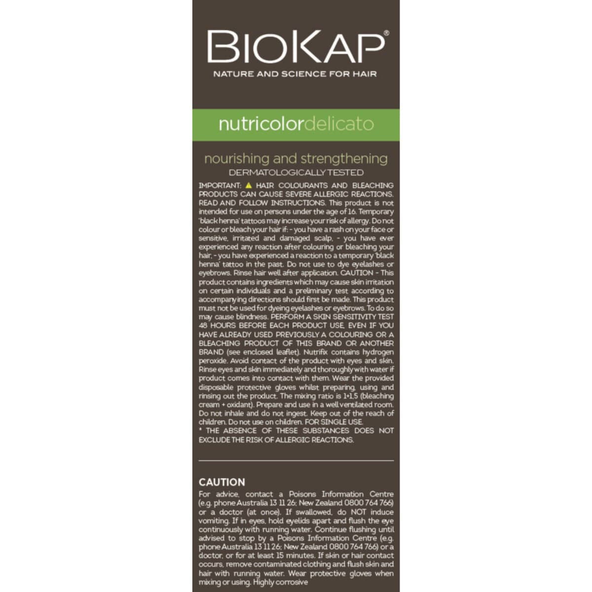 Thumbnail Biokap Nutricolor Delicato 6.06 Dark Blonde Havana 140Ml