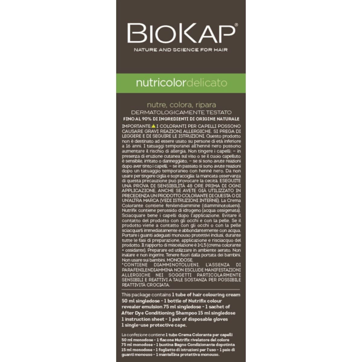 Thumbnail Biokap Nutricolor Delicato 9.3 Extra Light Golden Blonde 140Ml