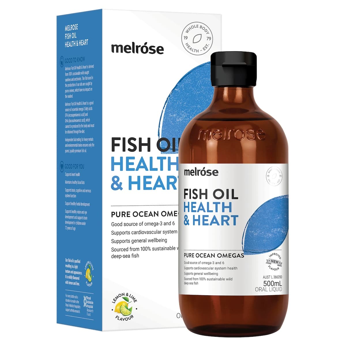 Thumbnail Melrose Fish Oil Health & Heart 500Ml