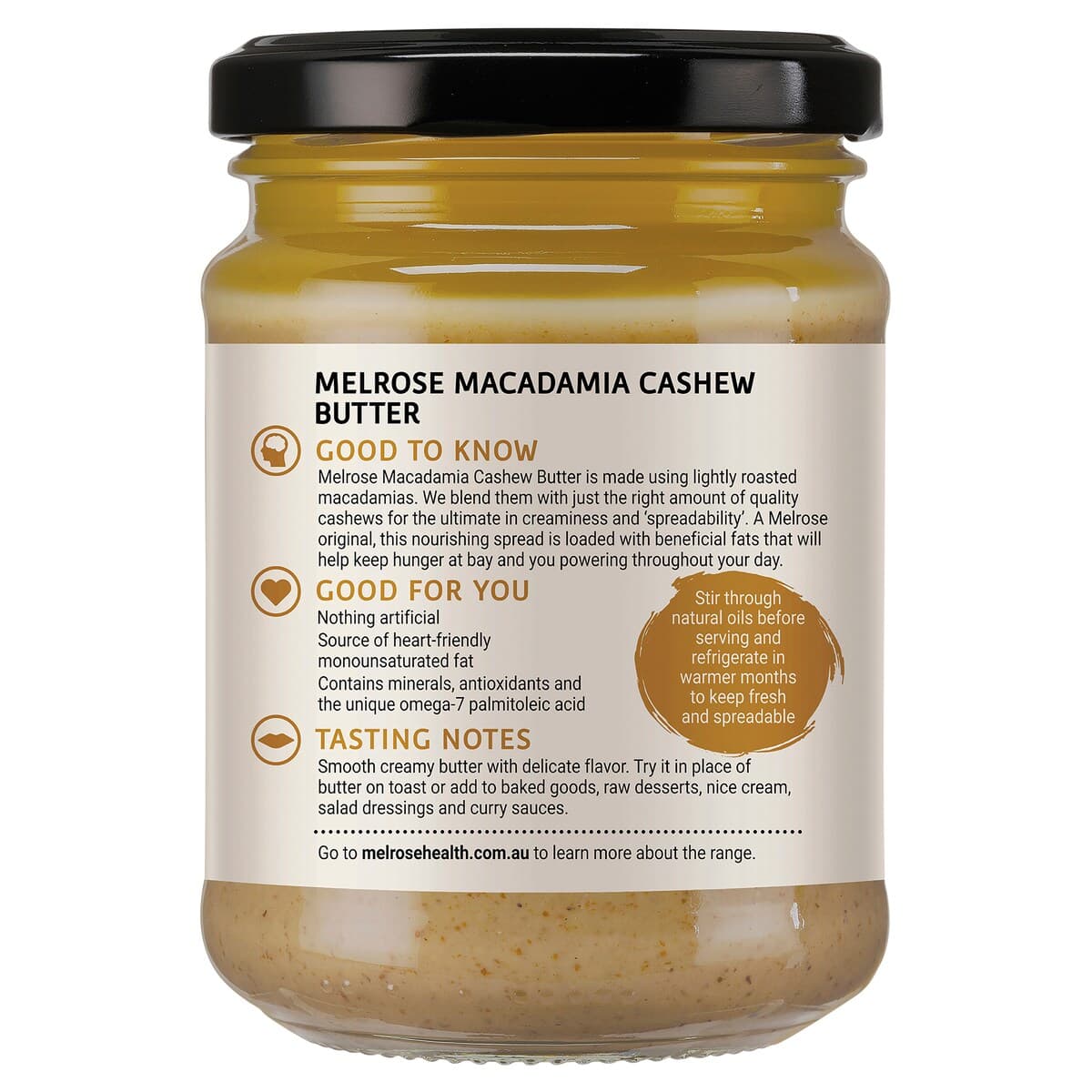 Thumbnail Melrose Macadamia Cashew Butter 250G