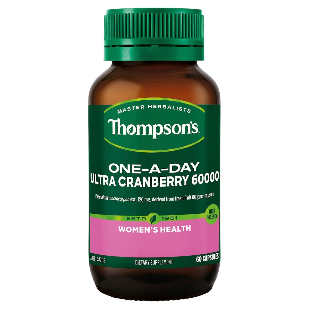 Thumbnail Thompsons One A Day Ultra Cranberry 60000Mg 60 Capsules