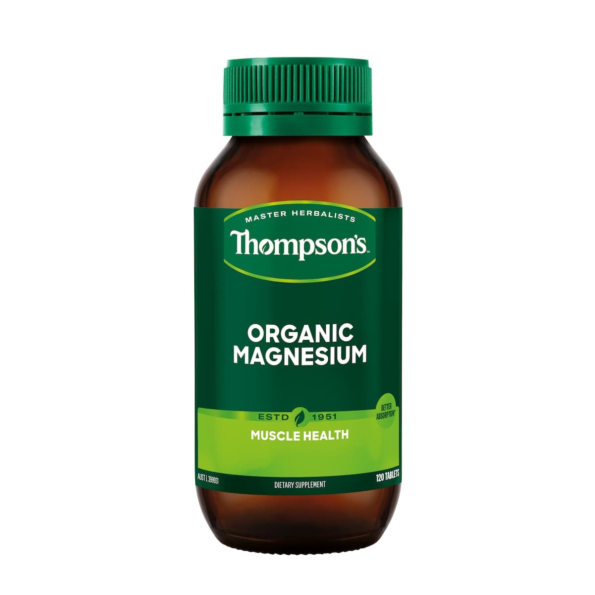 Thumbnail Thompsons Organic Magnesium 120 Tablets