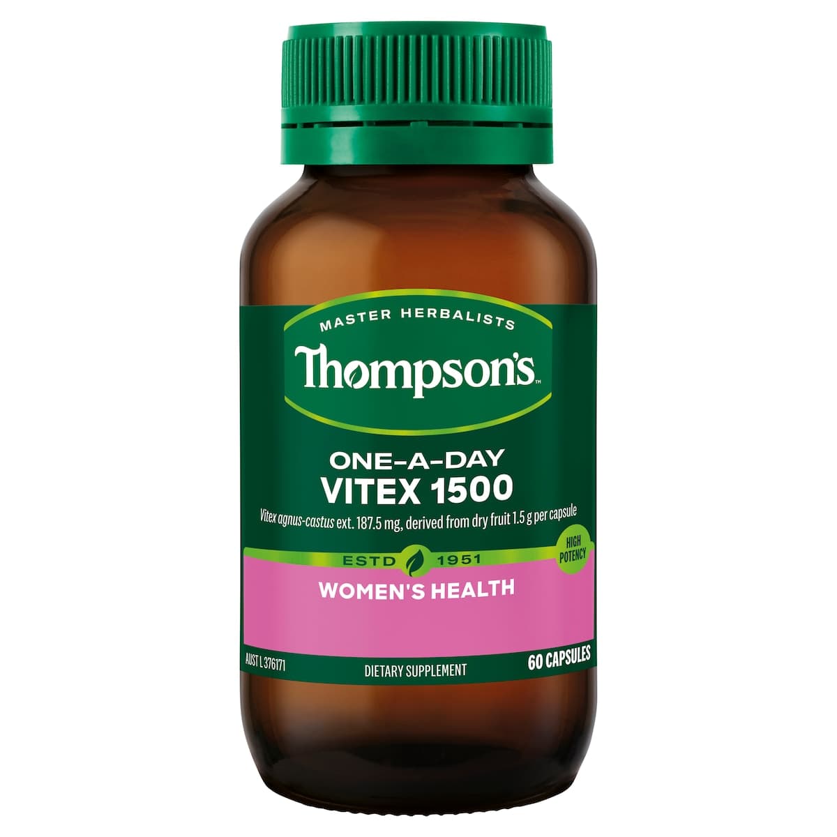 Thumbnail Thompsons One A Day Vitex 1500Mg 60 Capsules