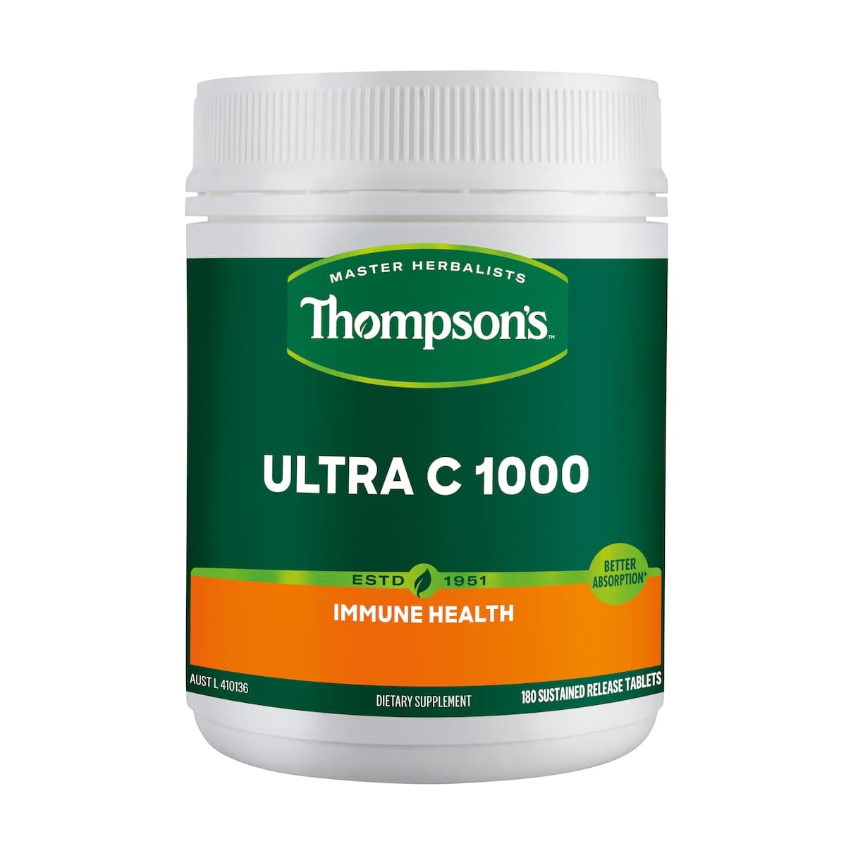 Thumbnail Thompsons Ultra C 1000Mg 180 Tablets