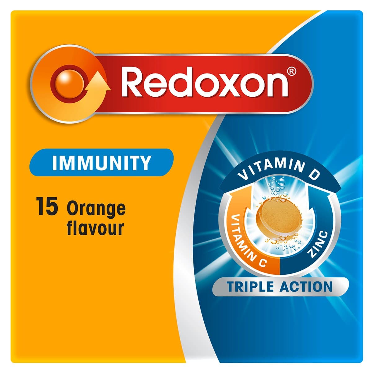 Thumbnail Redoxon Immunity Orange 15 Effervescent Tablets