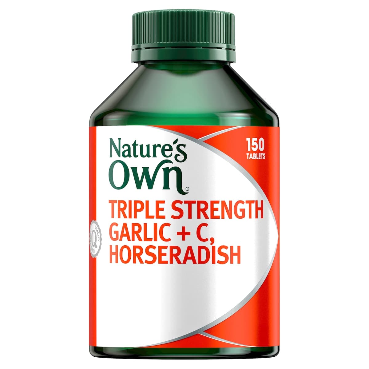 Thumbnail Natures Own Triple Strength Garlic+C Horseradish 150 Tablets