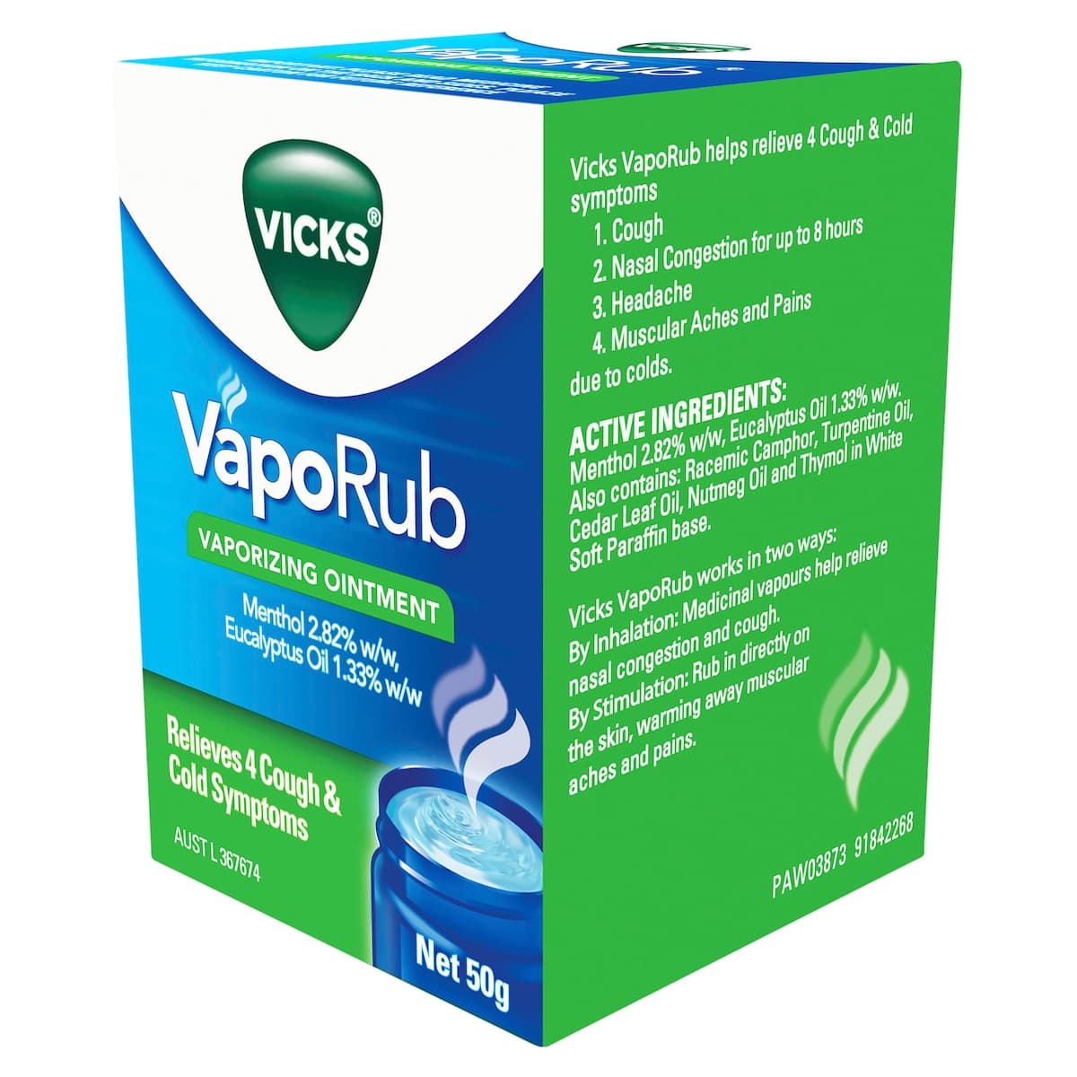 Thumbnail Vicks Vaporub Vaporizing Ointment 50G