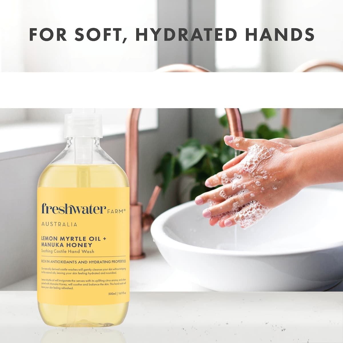 Thumbnail Freshwater Farm Lemon Myrtle + Manuka Honey Hand Wash Refill Pouch 1L