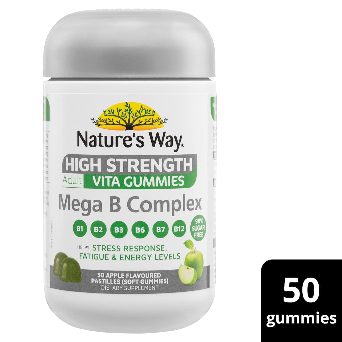 Thumbnail Natures Way High Strength Adult Vita Gummies Mega B Complex 50S