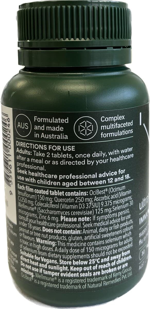 Thumbnail Ultra Nature Immune Defence 30 Tablets