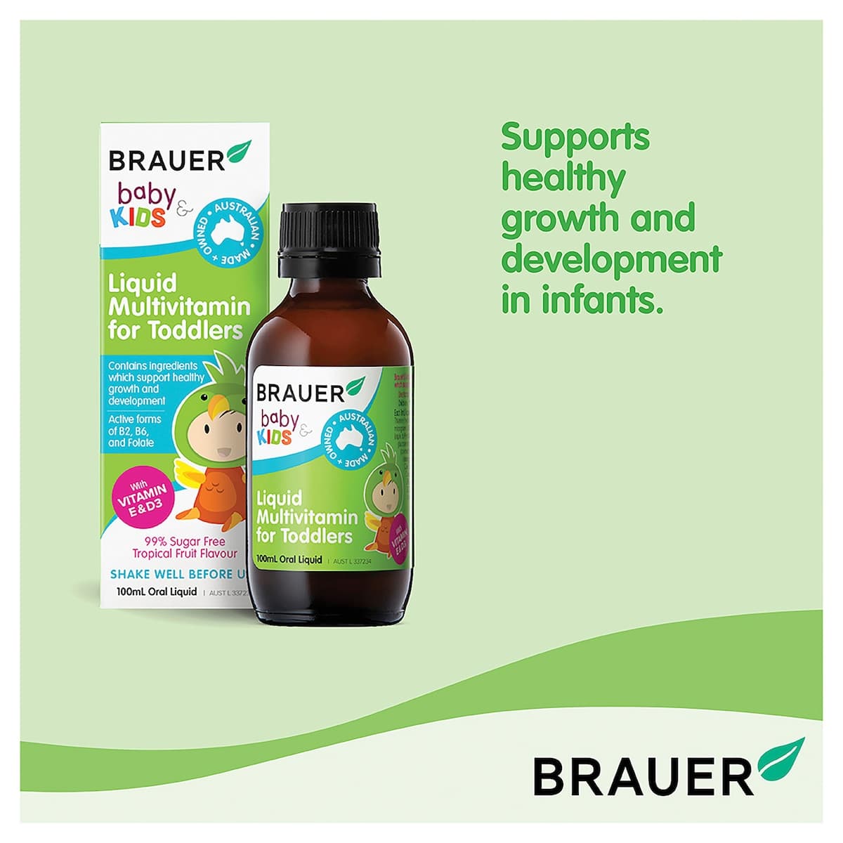 Thumbnail Brauer Baby & Kids Liquid Multivitamin For Toddlers 100Ml