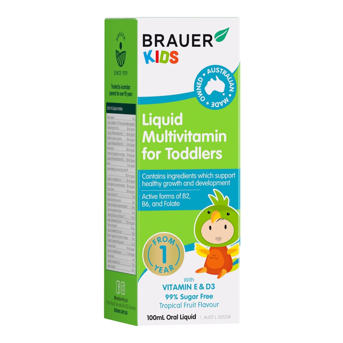 Thumbnail Brauer Baby & Kids Liquid Multivitamin For Toddlers 100Ml