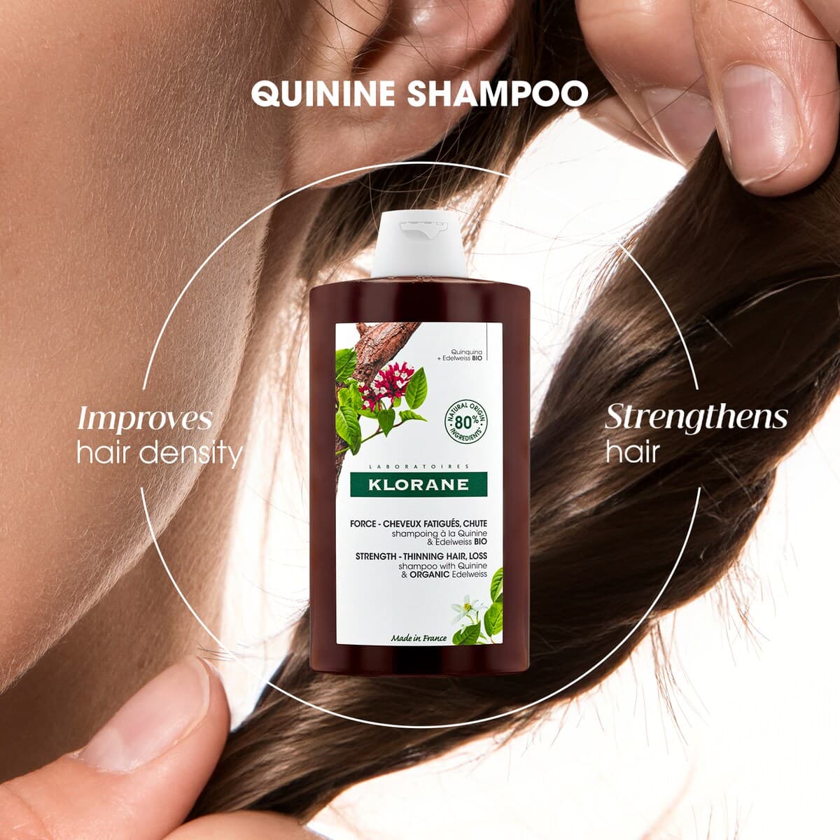 Thumbnail Klorane Hair Strengthening Shampoo With Quinine & Organic Edelweiss 400Ml