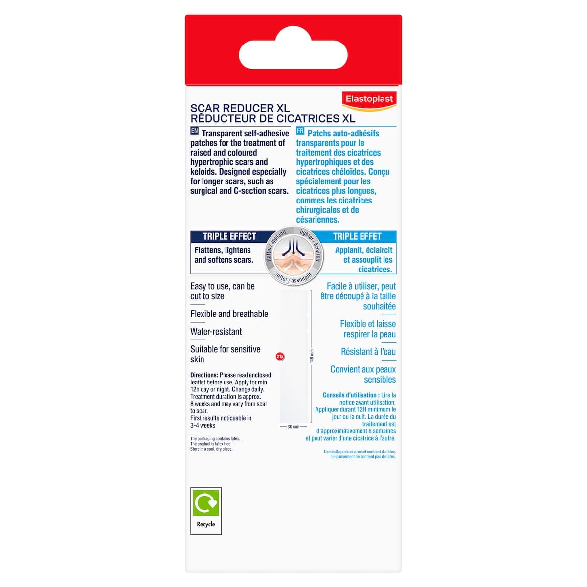 Thumbnail Elastoplast Scar Reducer Xl 21 Patches