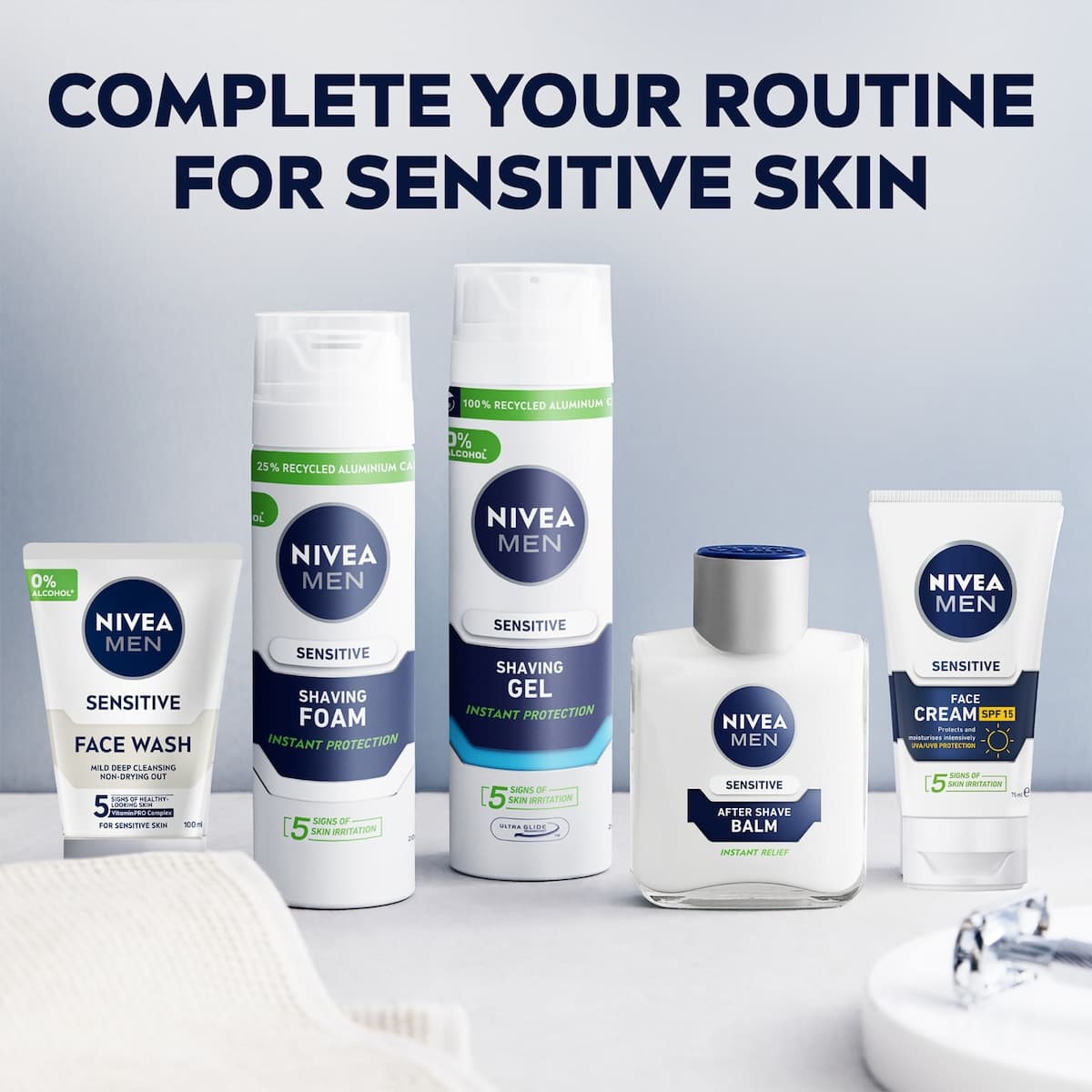 Thumbnail Nivea For Men Sensitive Face Wash 100Ml