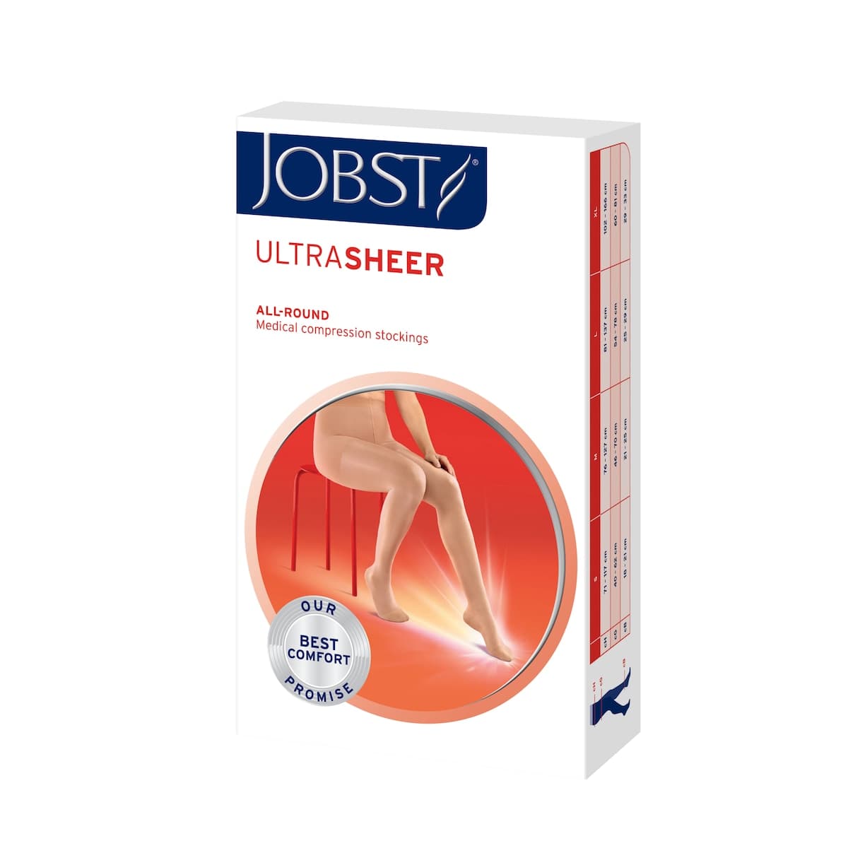 Thumbnail Jobst Ultrasheer Compression Stockings Knee High 15-20 Mmhg Natural M