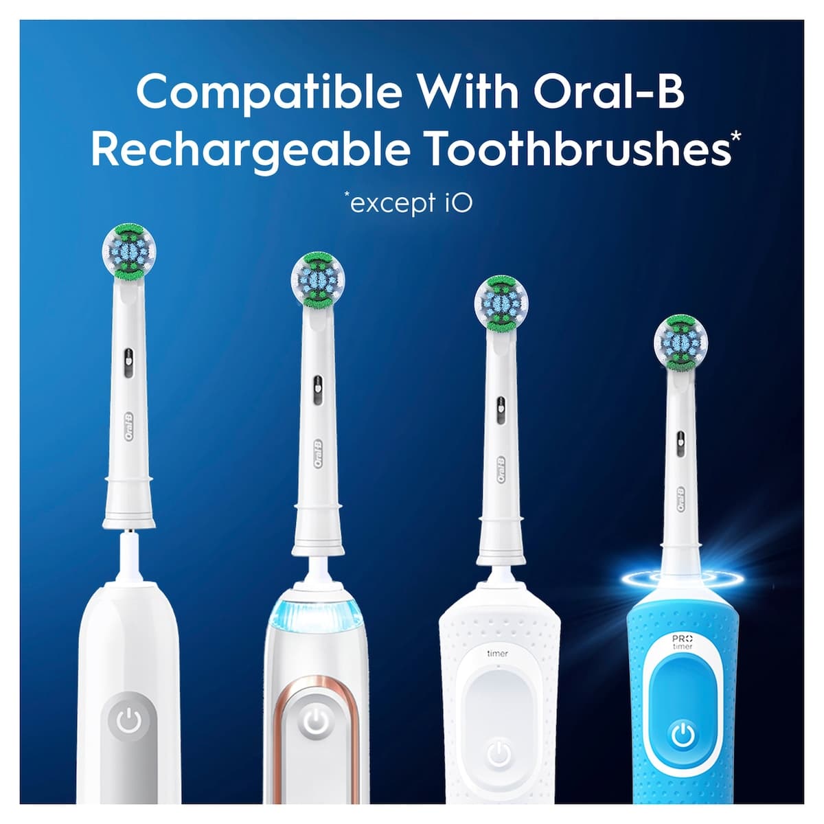 Thumbnail Oral B Precision Clean Replacement Toothbrush Heads 2 Pack