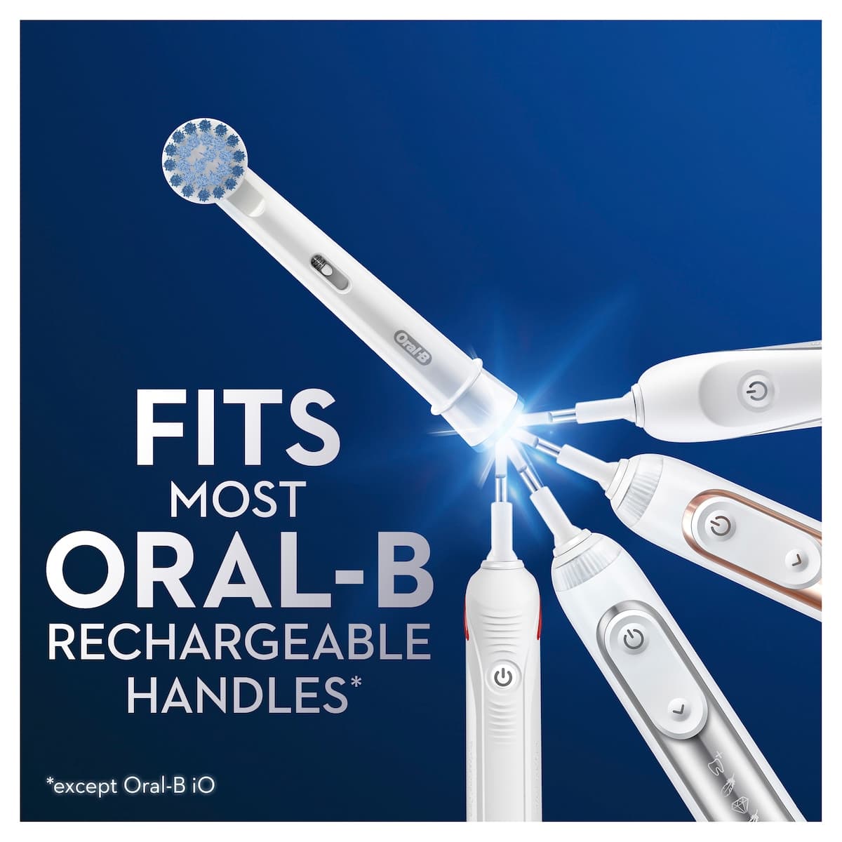 Thumbnail Oral B Sensitive Clean Replacement Toothbrush Heads 2 Pack