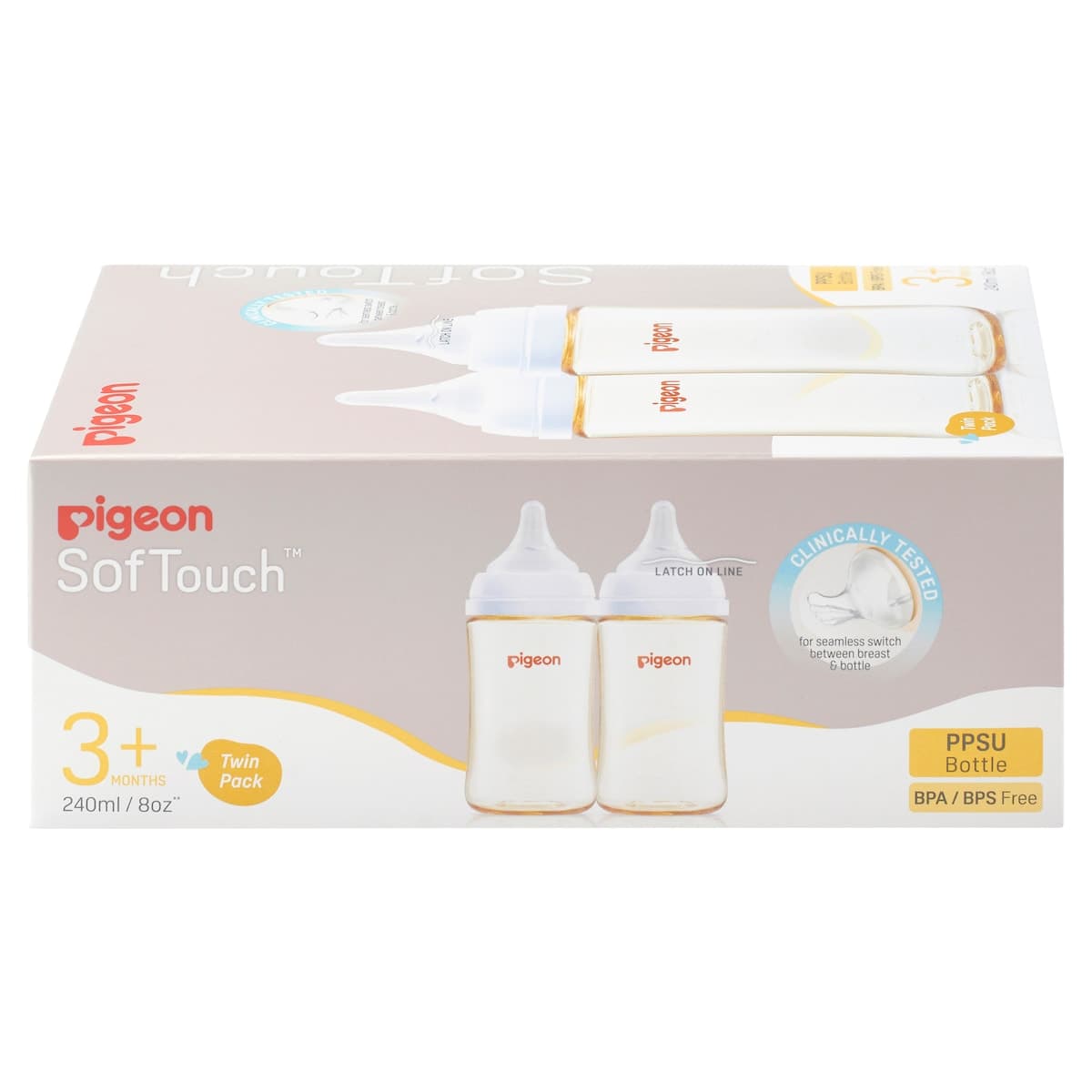 Thumbnail Pigeon Softouch Iii Ppsu Baby Bottle 2 X 240Ml