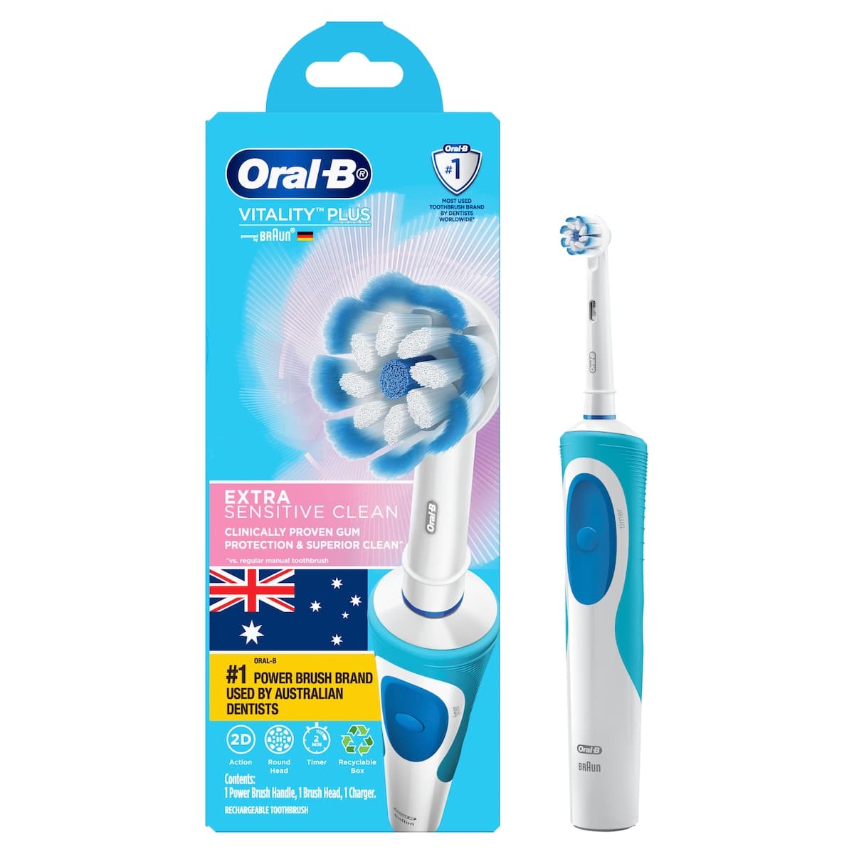 Thumbnail Oral B Vitality Sensitive Clean Electric Toothbrush