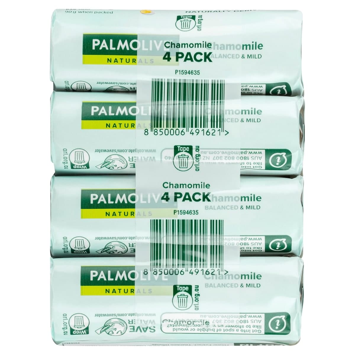 Thumbnail Palmolive Chamomile Balanced & Mild Soap Bars 4 Pack