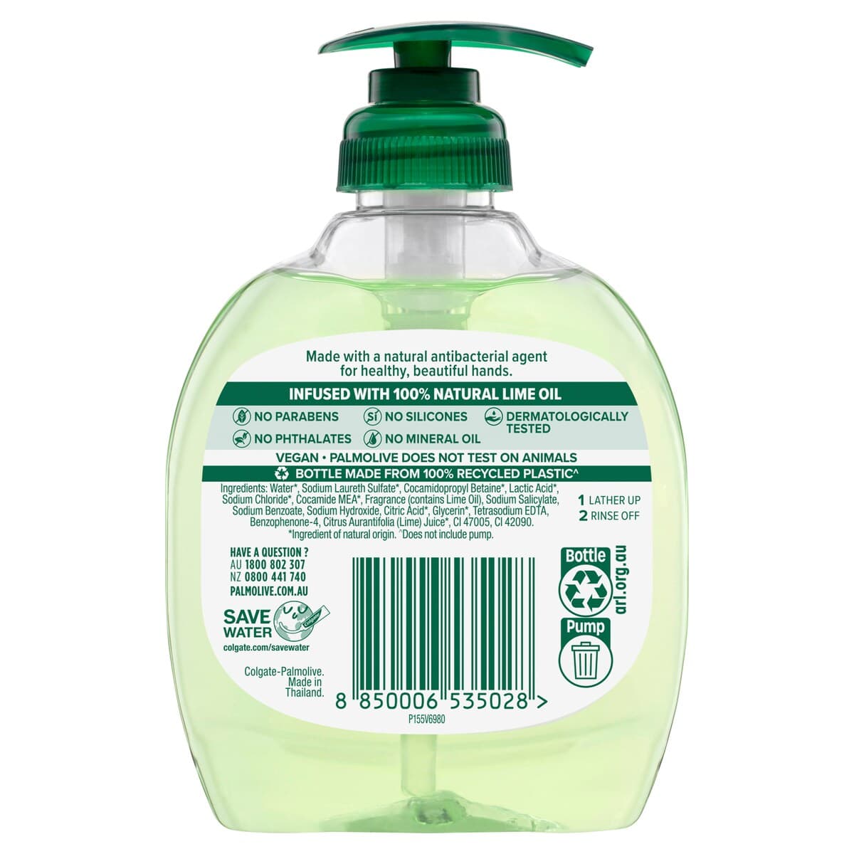 Thumbnail Palmolive Antibacterial Hand Wash Lime 250Ml