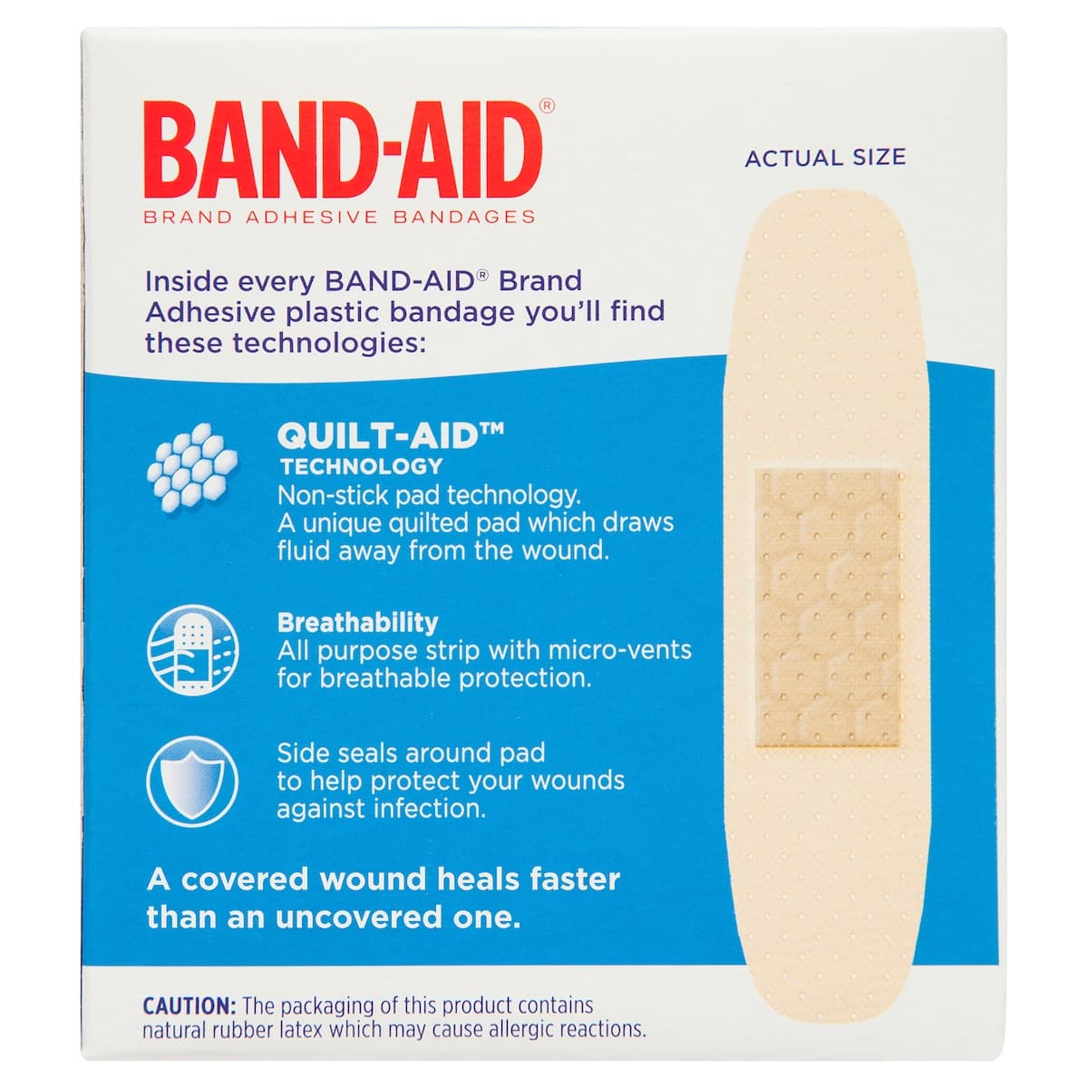 Thumbnail Band-Aid Plastic Strips 50 Pack