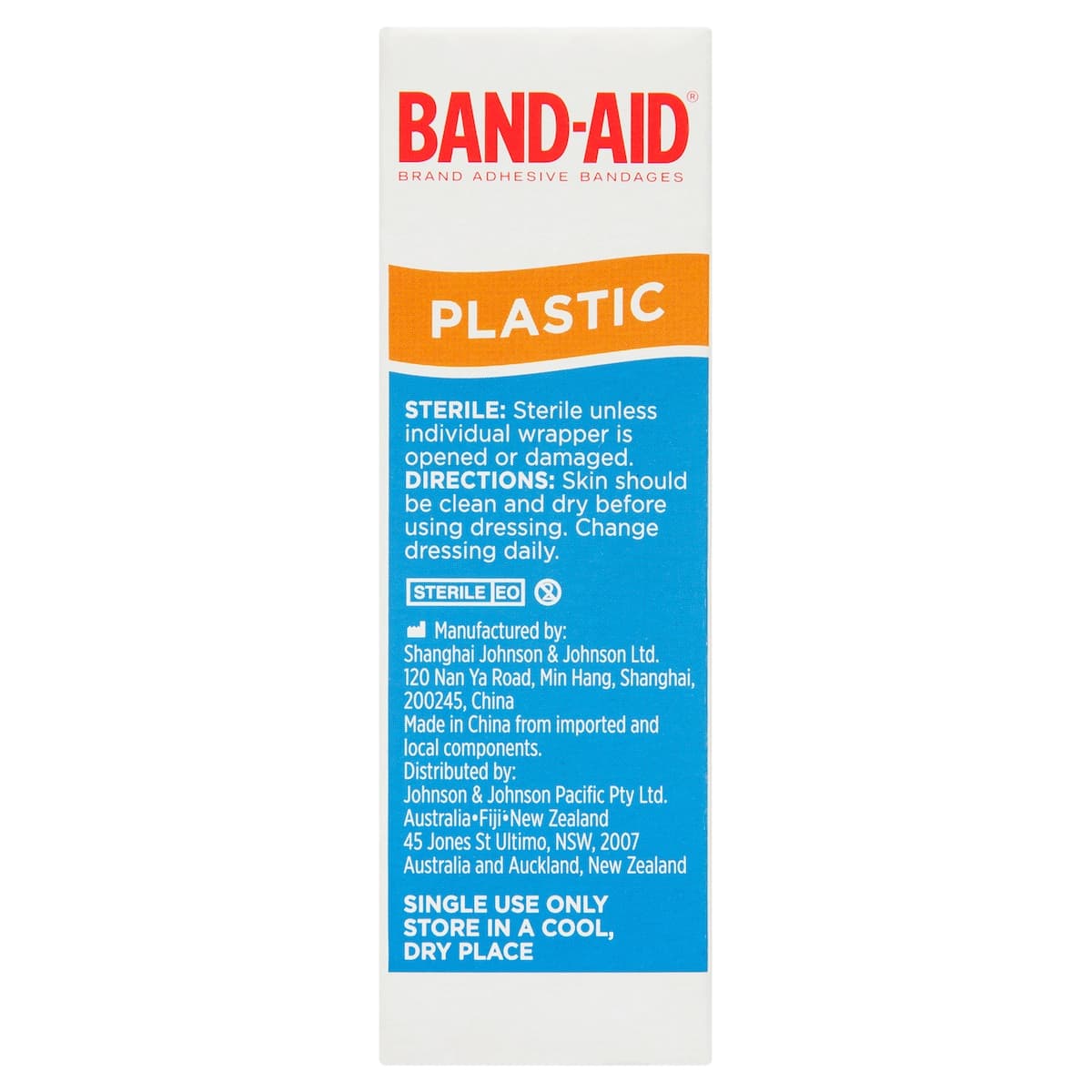 Thumbnail Band-Aid Plastic Strips 50 Pack