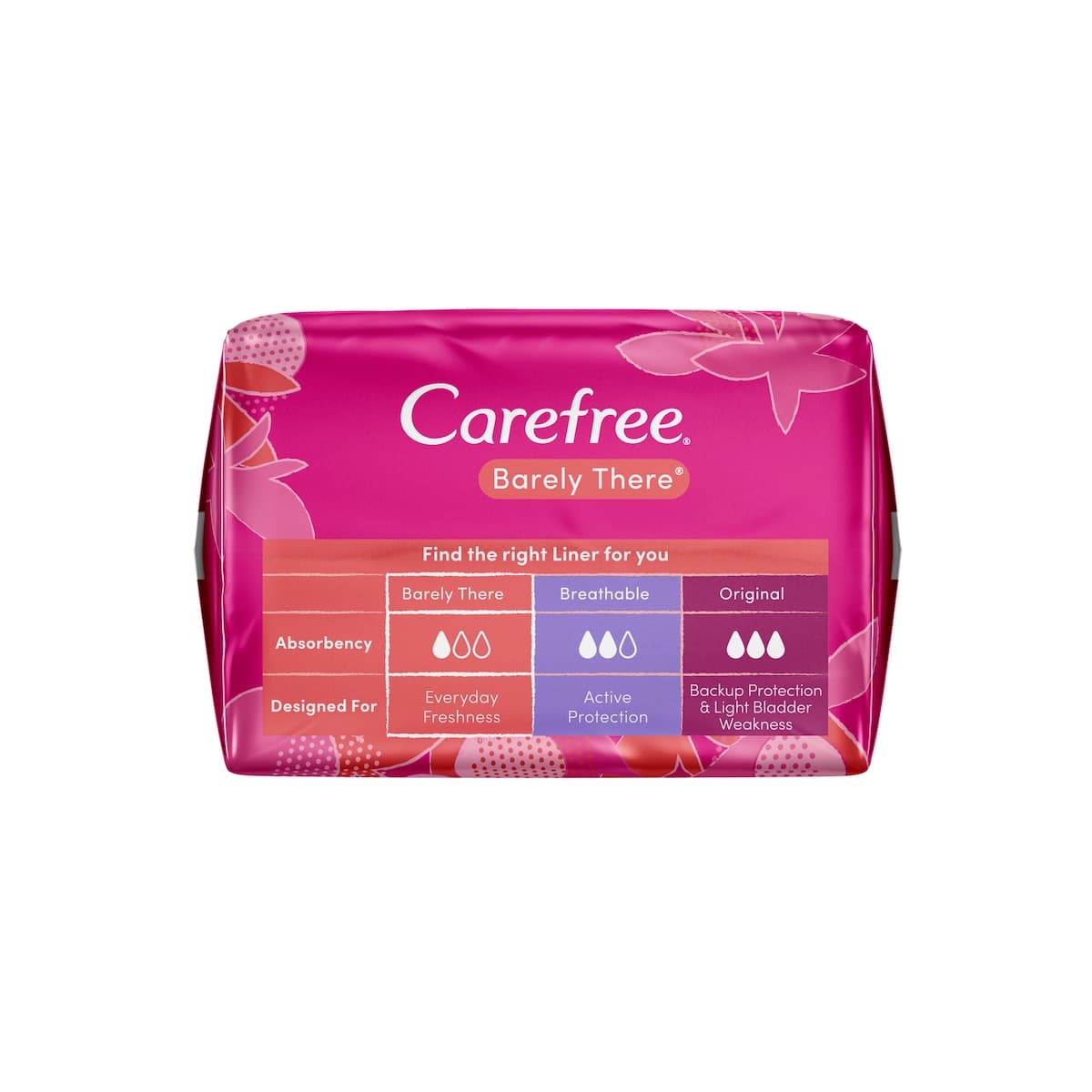 Thumbnail Carefree Barely There Liners Unscented 42 Pack