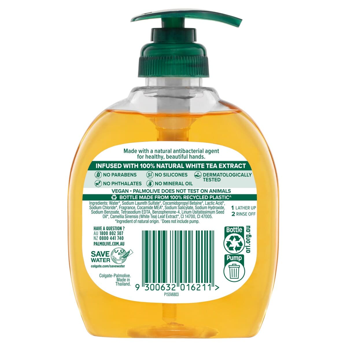 Thumbnail Palmolive Antibacterial Hand Wash White Tea 250Ml