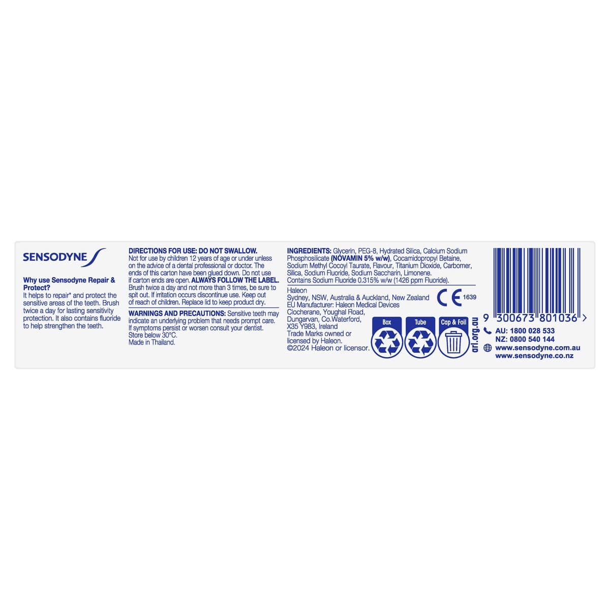 Thumbnail Sensodyne Repair & Protect Toothpaste 100G