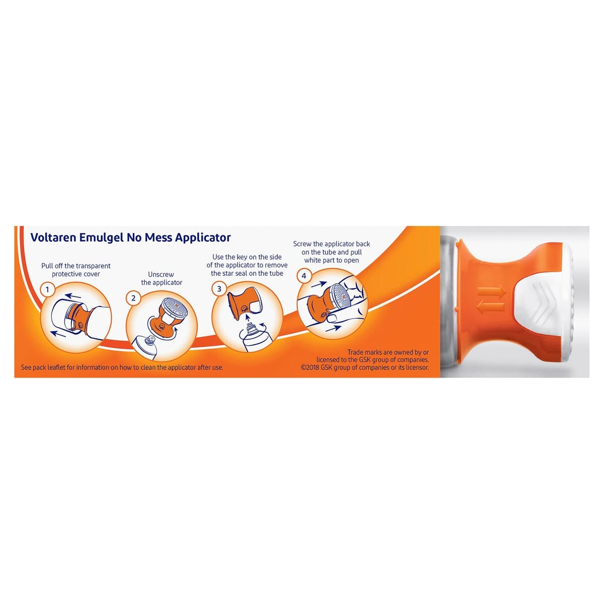 Thumbnail Voltaren Emulgel Muscle & Back Pain Relief With No Mess Applicator 75G