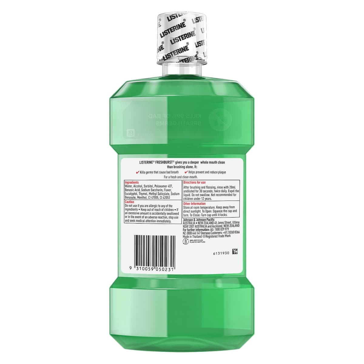 Thumbnail Listerine Freshburst Antibacterial Mouthwash 1 Litre