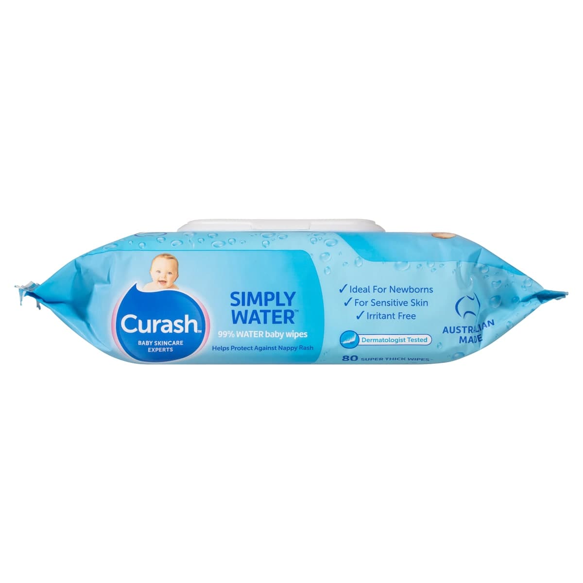 Thumbnail Curash Baby Simply Water 80 Baby Wipes