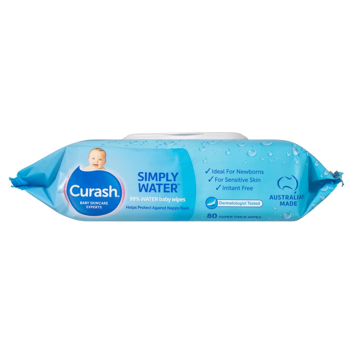 Thumbnail Curash Baby Simply Water 80 Baby Wipes