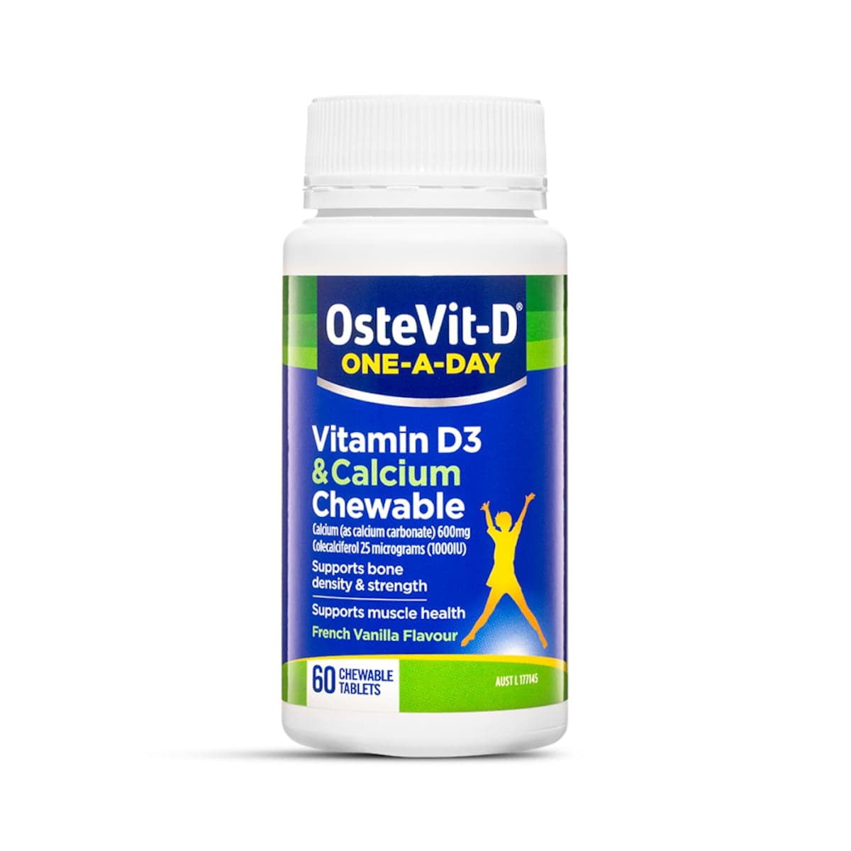 Thumbnail Ostevit-D One-A-Day Vitamin D3 & Calcium 60 Chewable Tablets