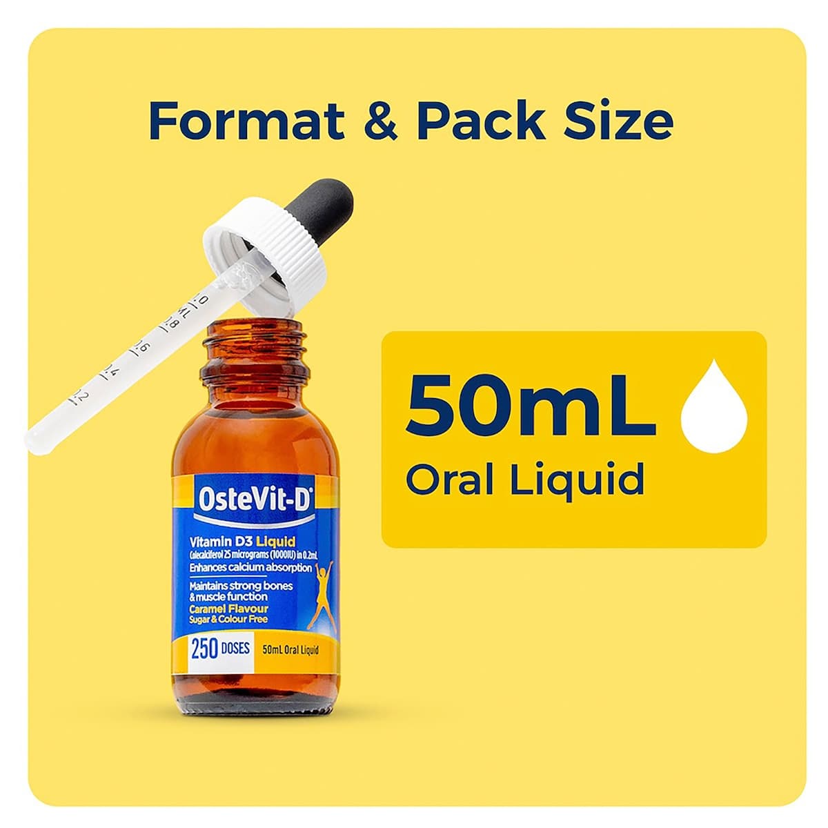 Thumbnail Ostevit-D Vitamin D3 Liquid 50Ml (250 Doses)