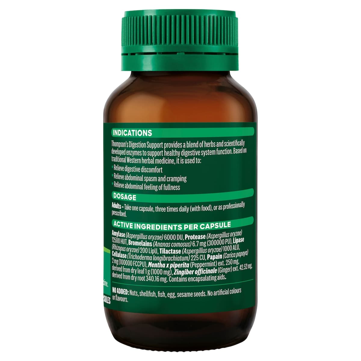 Thumbnail Thompsons Digestion Support 60 Capsules