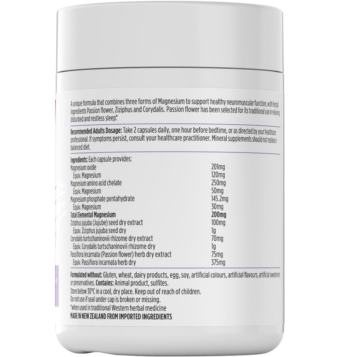 Nutra-Life Magnesium Sleep 120 Capsules