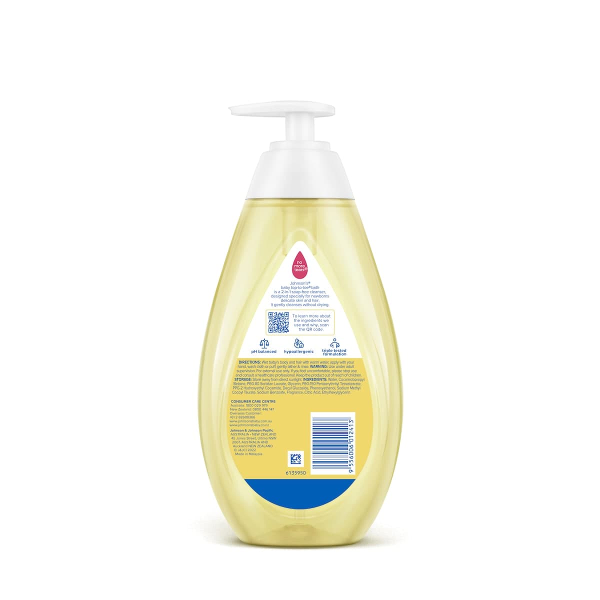 Thumbnail Johnsons Baby Bath Top-To-Toe Wash 500Ml