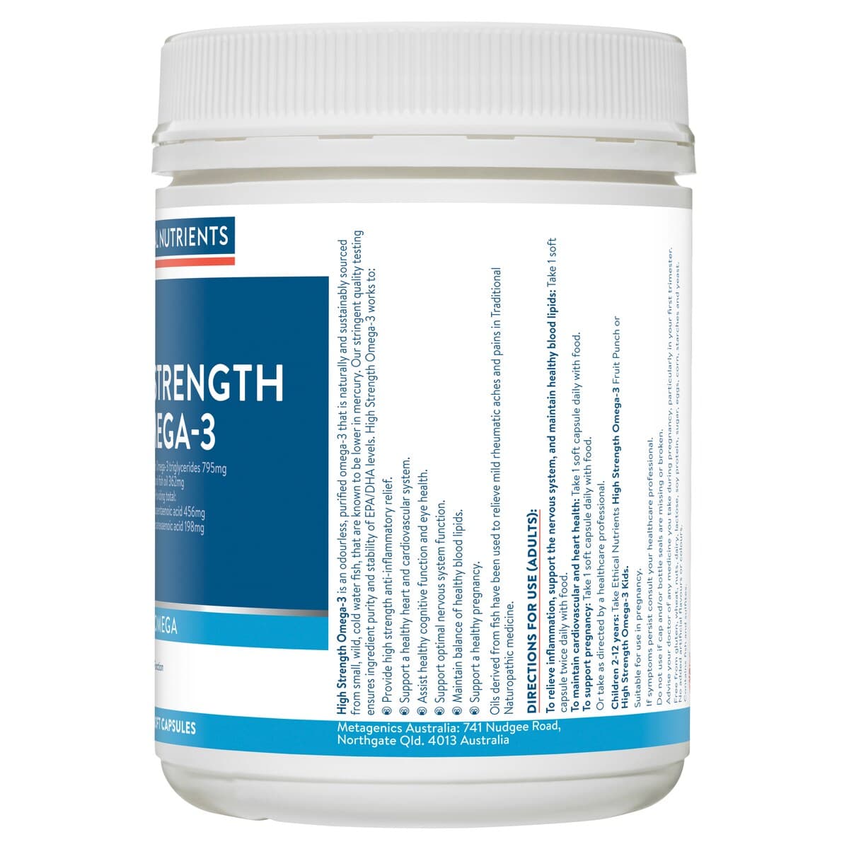 Thumbnail Ethical Nutrients High Strength Omega-3 220 Capsules