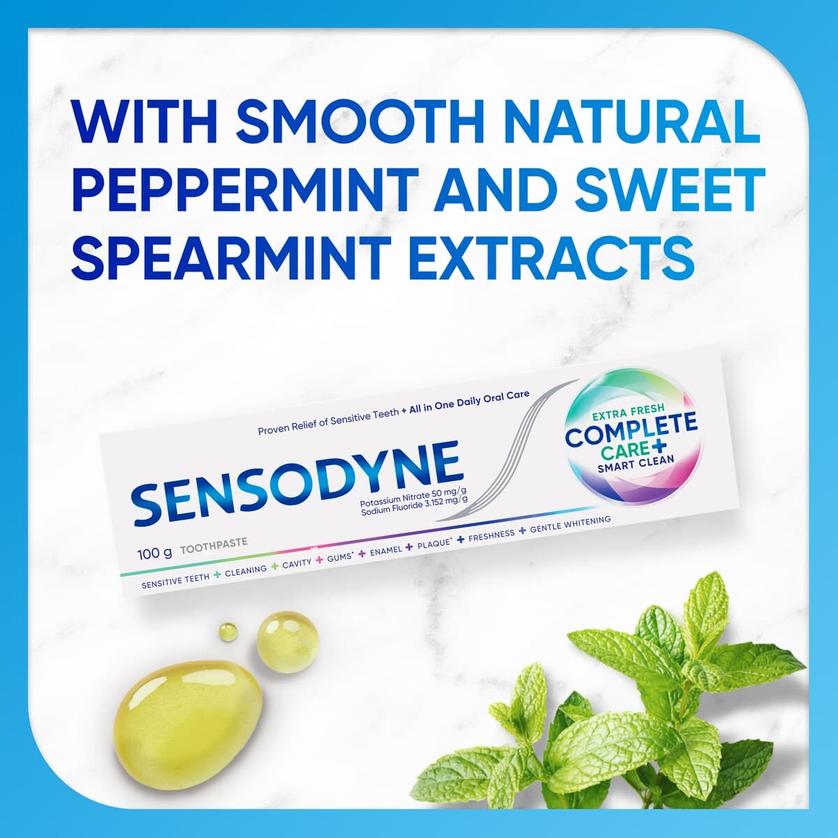 Thumbnail Sensodyne Complete Care + Smart Clean Toothpaste Extra Fresh 100G