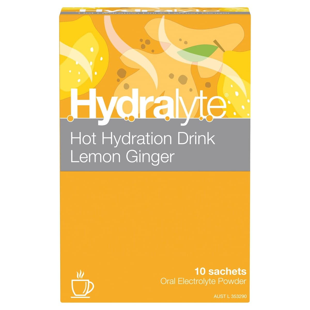 Thumbnail Hydralyte Hot Hydration Drink Lemon Ginger Sachet 10 Pack