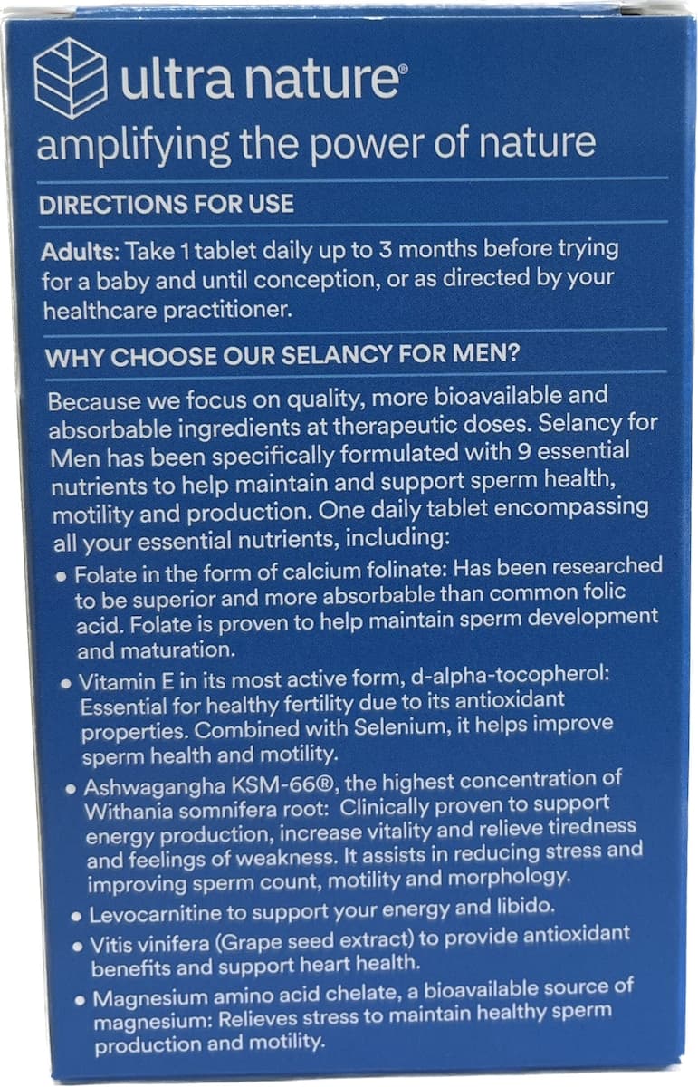 Ultra Nature Selancy Men 60 Gel Tablets