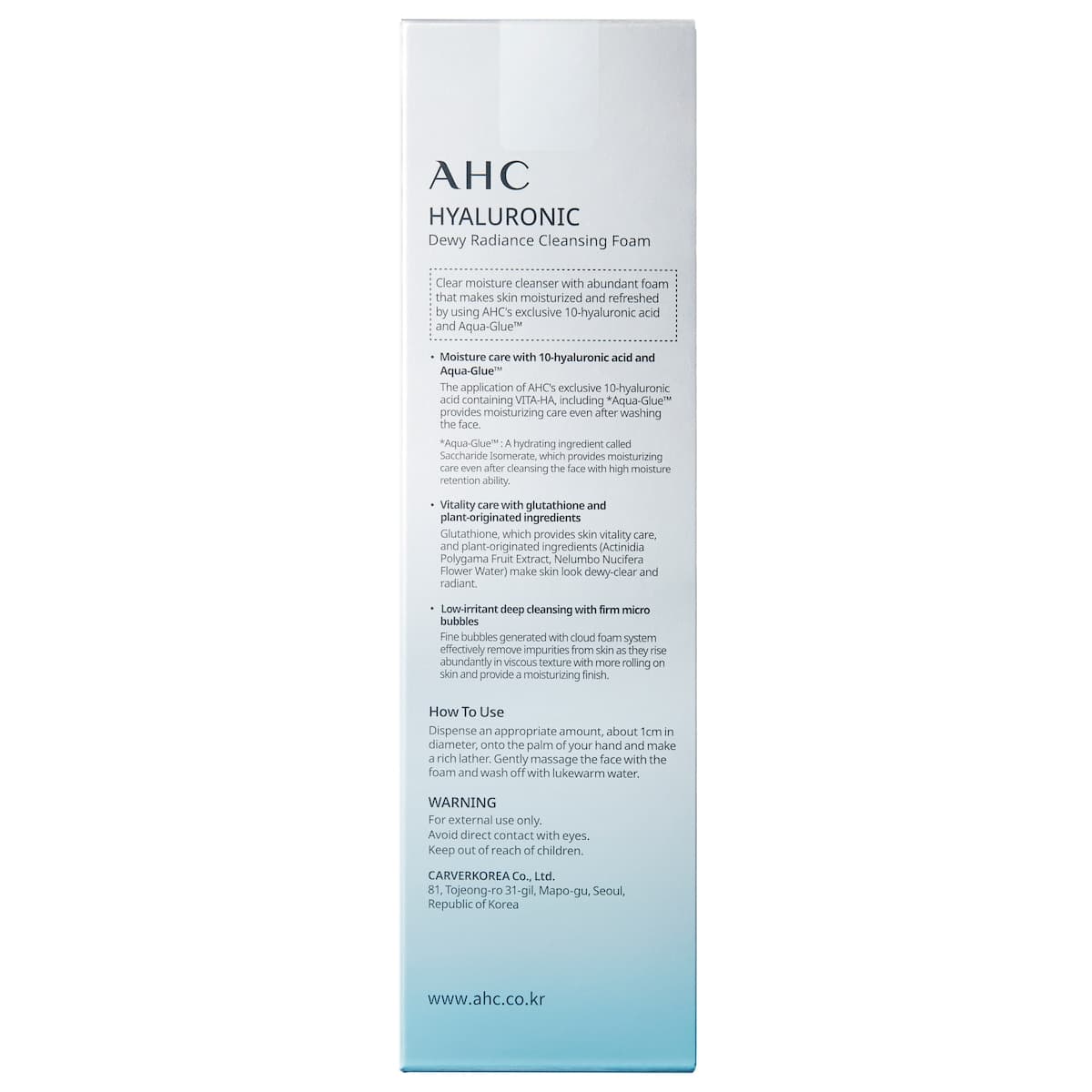 Thumbnail Ahc Hyaluronic Dewy Radiance Cleansing Foam 150Ml