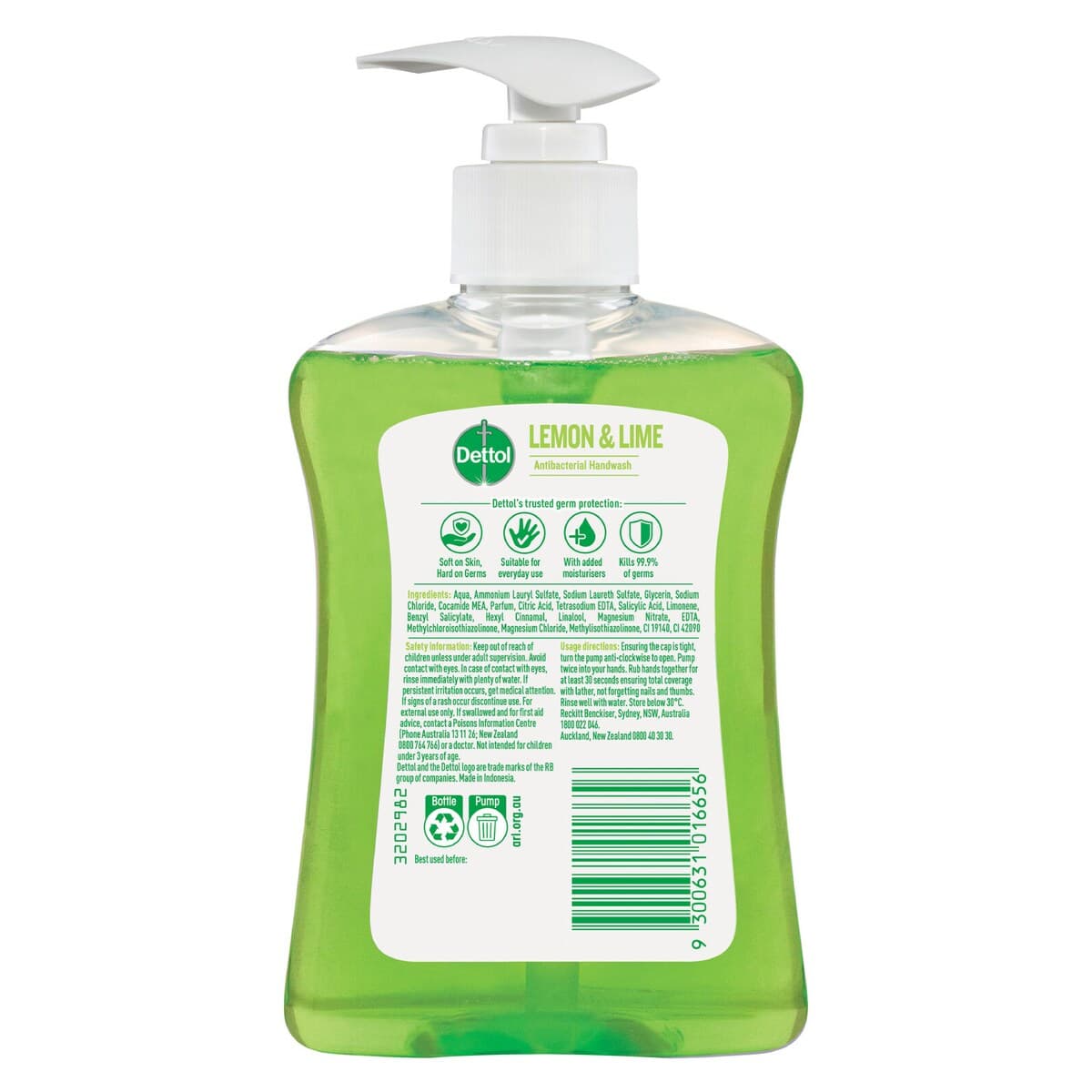 Thumbnail Dettol Hand Wash Lemon & Lime 250Ml