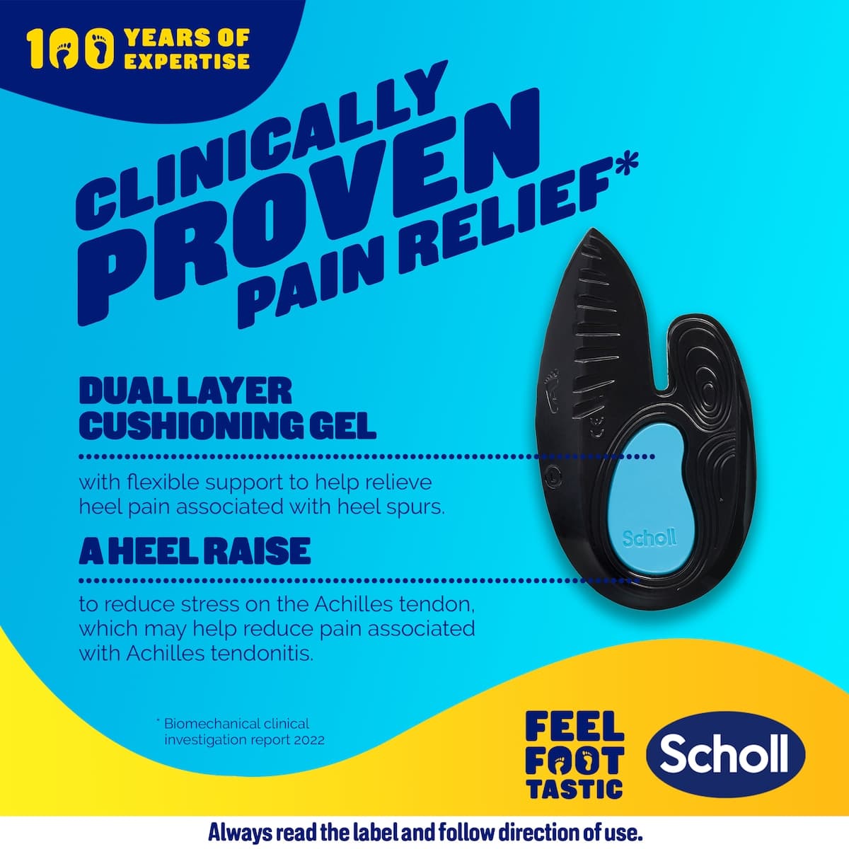 Thumbnail Scholl In-Balance Heel & Ankle Orthotic Insole Large