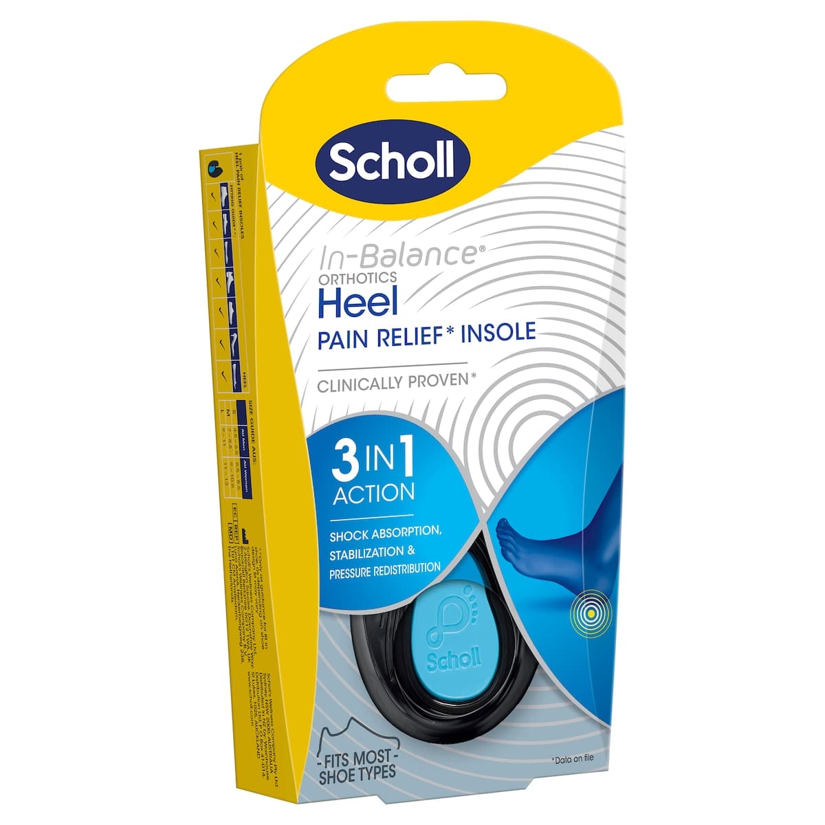 Thumbnail Scholl In-Balance Heel & Ankle Orthotic Insole Large