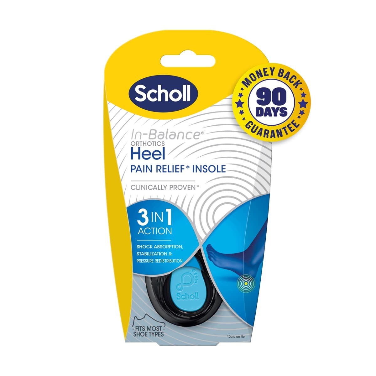 Thumbnail Scholl In-Balance Heel & Ankle Orthotic Insole Large